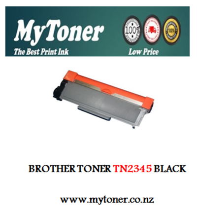 BROTHER TN2345 BLACK TONER COMPATIBLE