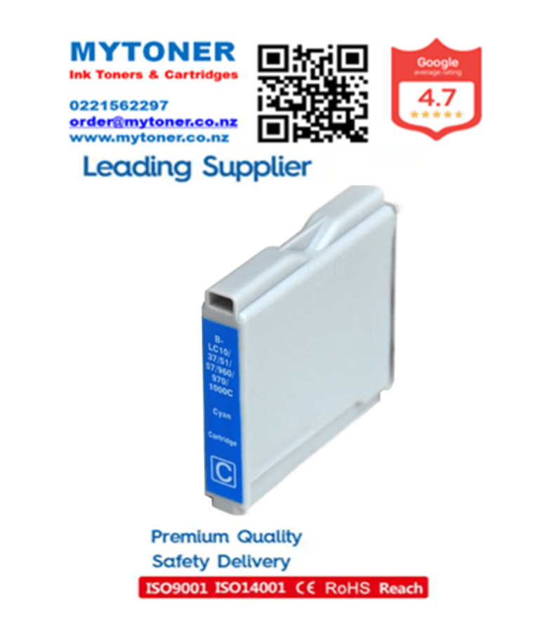 Brother Ink lc37 lc51 lc57 Cyan Cartridge