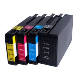 HP 950XL BLACK - 951XL COLOR INK CARTRIDGES COMPATIBLE