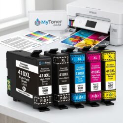 Premium Compatible Epson 410XL High-Yield Ink Cartridge 5-Pack Set