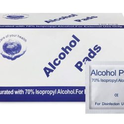 100PCS Of Alcohol Pads Swabs Wipes 75% Alcohol
