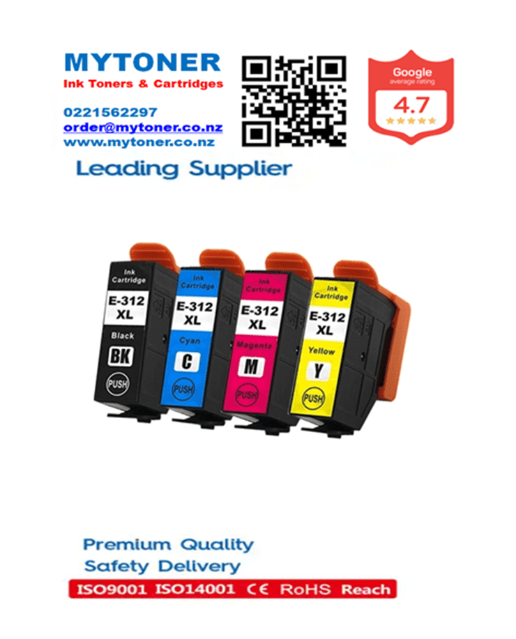 Epson 312xl Value Pack 4 Ink Cartridges B-C-Y-M