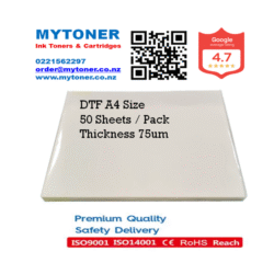 DTF Transfer Film 50 Sheets A4 Size DTF Thickness 75Um