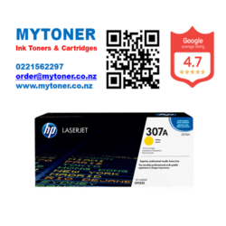 HP 307A Yellow Toner CE741A Genuine