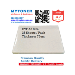 DTF Transfer Film 25 Sheets A3 Size DTF Thickness 75Um