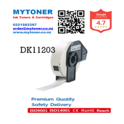 Brother DK11203 File Folder Label Roll 17mm x 87mm 300 per roll