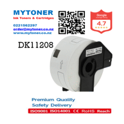 Brother DK11208 Label Roll 38mm x 90mm 400 per roll