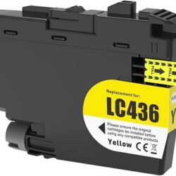 compatible Brother LC436 ink cartridge Yellow