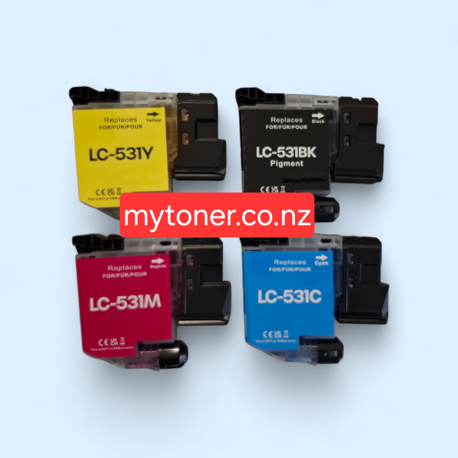Compatible Brother Set of LC531 Ink Cartridges