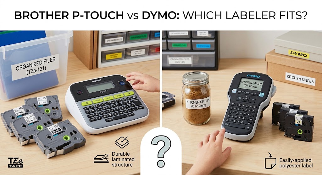 Brother P-Touch vs DYMO: Which Labeler Fits?