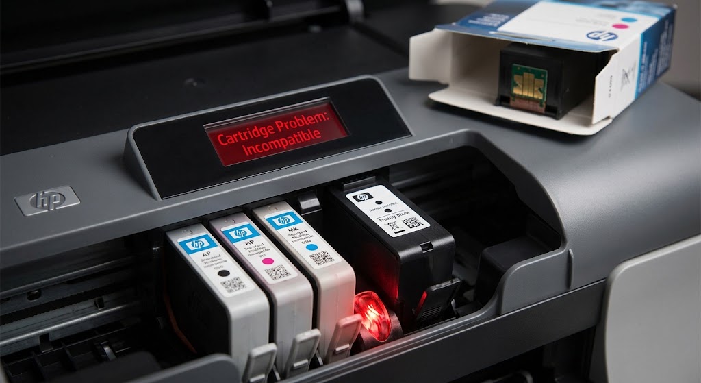 HP Printer won’t Recognize New Ink Cartridge